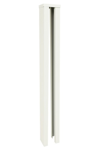 Shaped slotted fence post - fence,