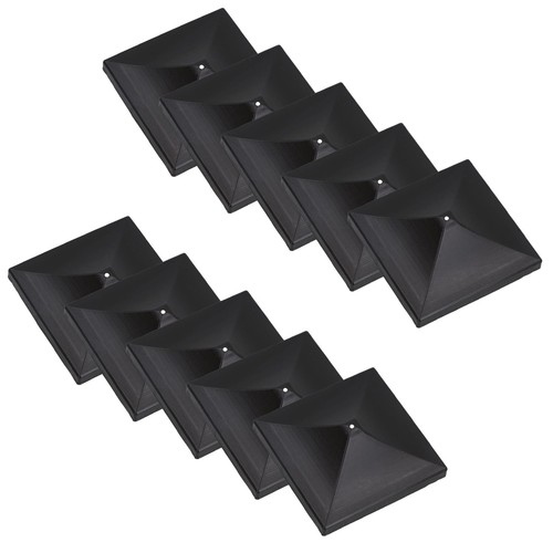 Plastic fence post caps for - post,