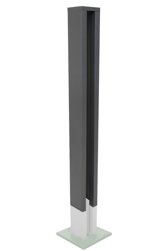 Slotted concrete end post - slotted,