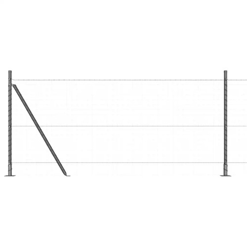 Fence post with concrete base - fence,