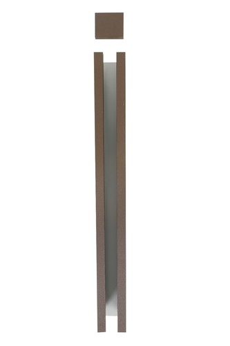 Slotted concrete end post - slotted,