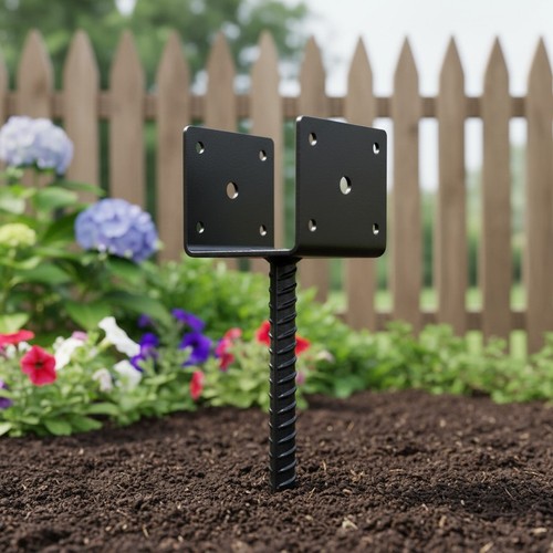 Durable shaped fence post - u-shaped,