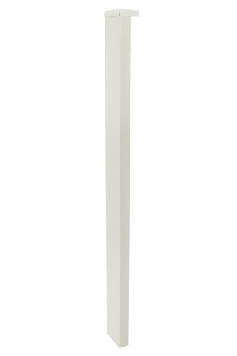 Concrete fence post one - concrete, one-sided