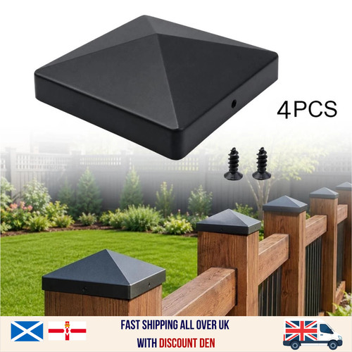 Pack fence post caps - 4,