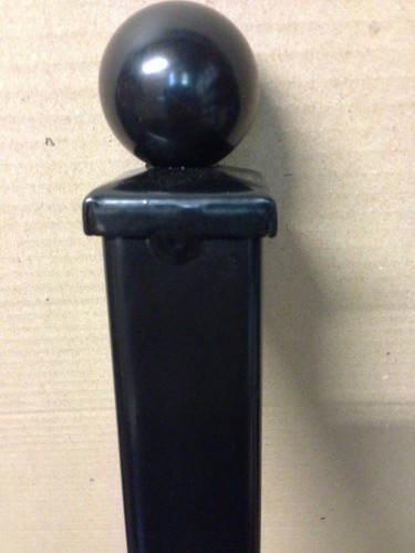 Metal fence post - post, 40mm