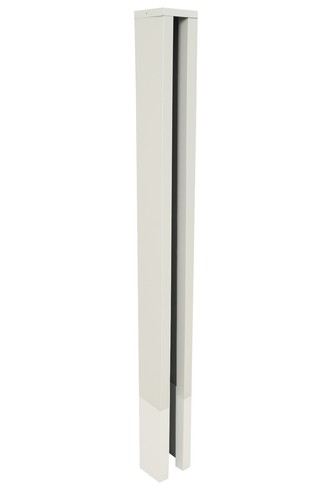 Slotted concrete end post - concrete,