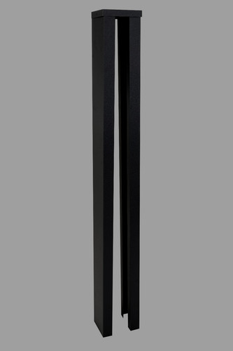 Shaped slotted fence post - slotted,