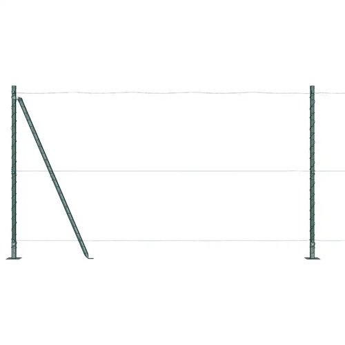 Ground spike fence - spike, post